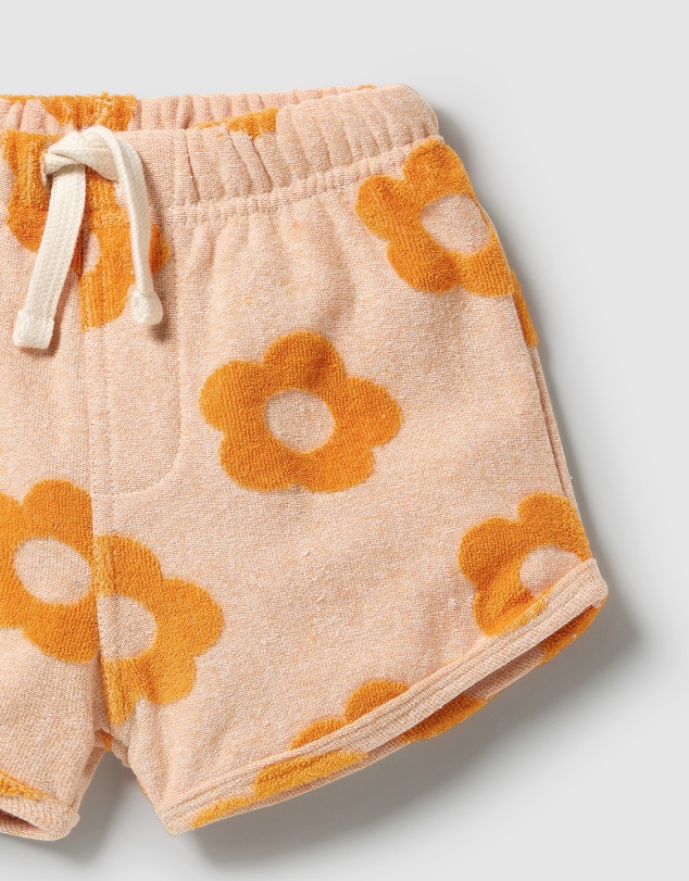 Wilson & Frenchy - Organic Terry Tie Shorts - Babies