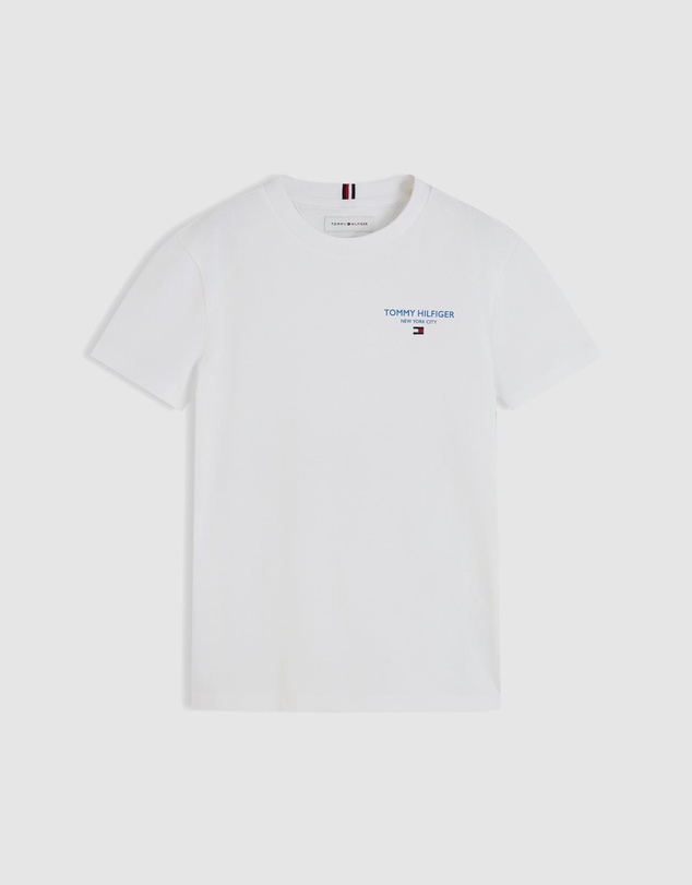 Tommy Hilfiger - Boys 8-16 Logo Jersey Crew Neck T-Shirt - Teens