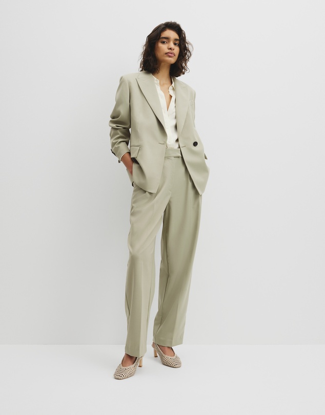Country Road - Wool Blend Wrap Blazer