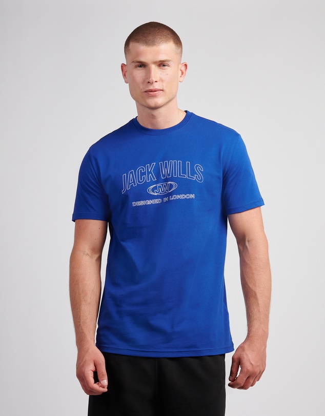 Jack Wills - Dystopia Stitch Graphic T-Shirt