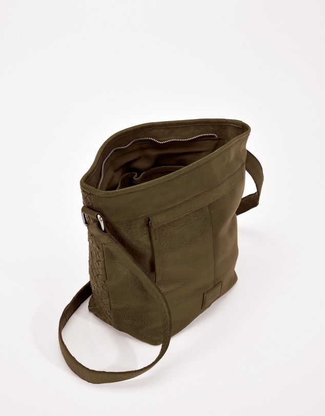 Cobb & Co - Canterbury Woven Leather Bag