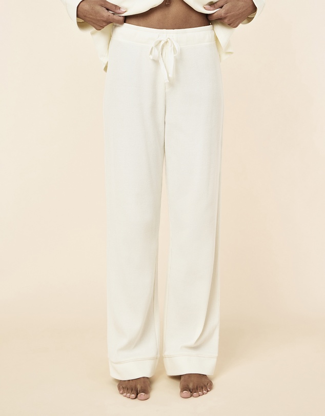 Papinelle - Claire Soft Cotton Waffle Full Length PJ Set