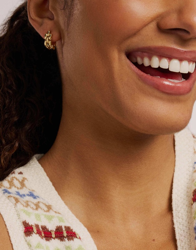 Fossil - Arden Gold-Tone Earring
