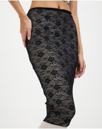 Dazie - Spell On You Lace Midi Skirt