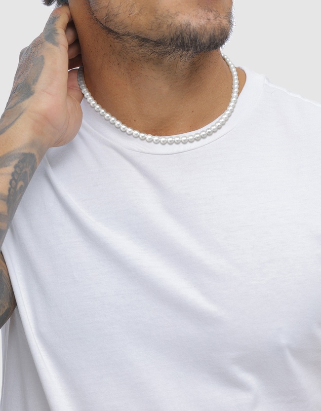 Kuzzoi - ICONIC EXCLUSIVE - Classic Shell Pearl Necklace in 925 Sterling Silver