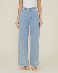 The Fated - Crop Wide Leg Jeans