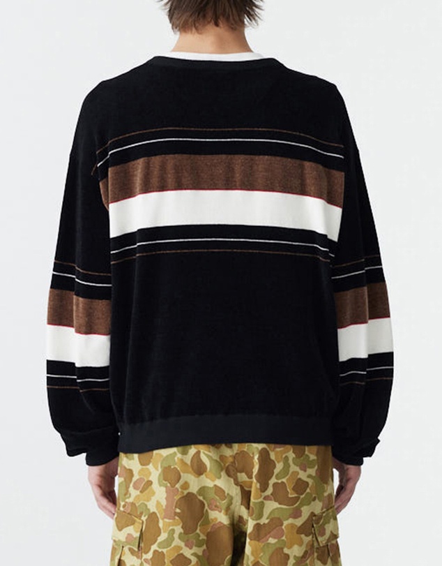 Bassike - Velour Crew Neck Knit