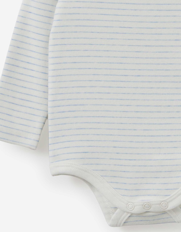 Cotton On Kids - Organic Cross Over Long Sleeve Bubbysuit