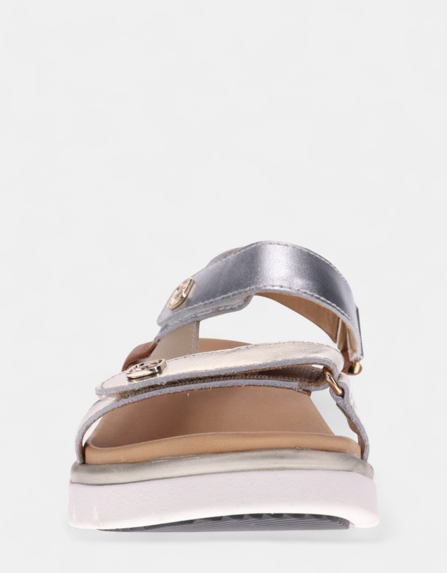 Mia Vita - Candice Sandal - Soft Gold/Silver Multi