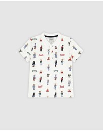 GUESS - Bear Graphic Polo Shirt