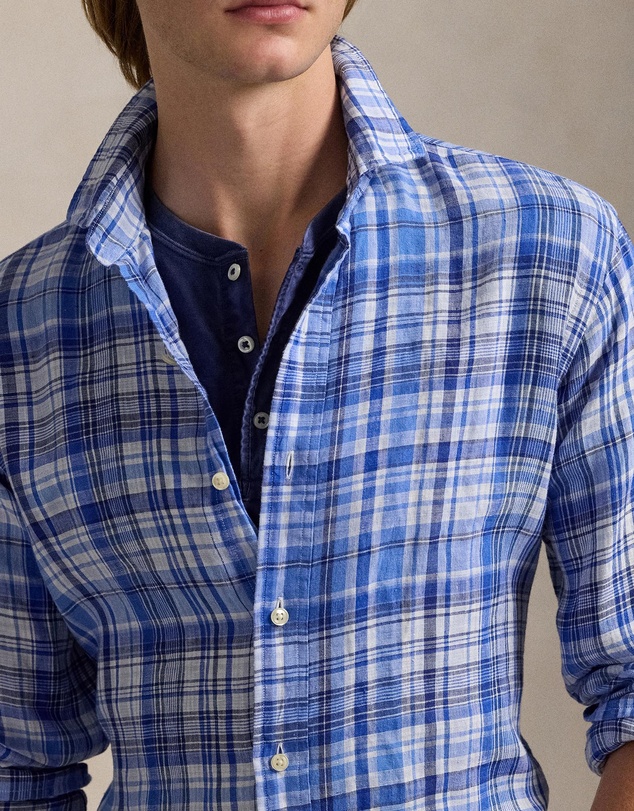 Polo Ralph Lauren - Classic Fit Plaid Linen Shirt