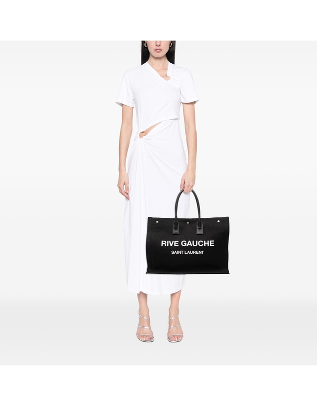 Pre-Loved by Azura Reborn - Pre-Loved Canvas Rive Gauche Tote
