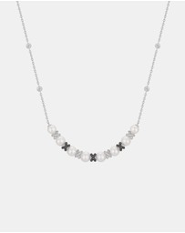 Ania Haie - Two-Tone Sparkling Braided Shell Pearl Necklace