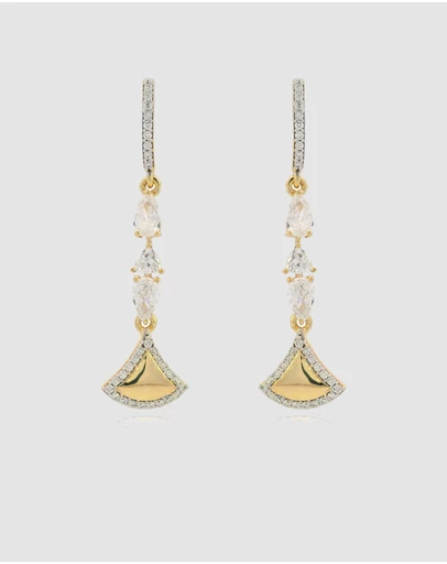 Georgini - Georgini Chic Noel Fantasy Earrings Gold
