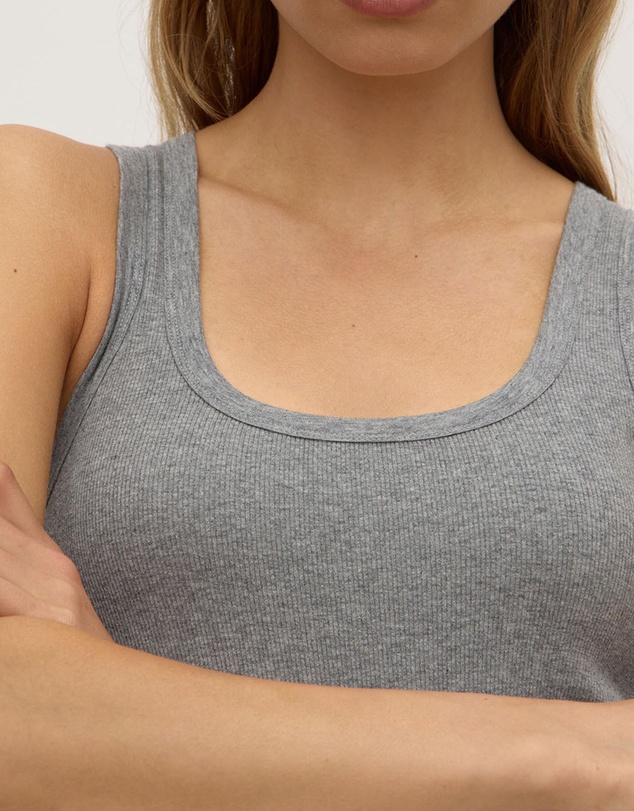 Assembly Label - Robyn Scoop Neck Rib Tank