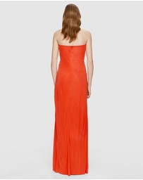 Christopher Esber - Arced Palm Strapless Dress