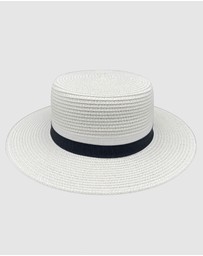 Jacaru - Jacaru 1882 Boater Hat White