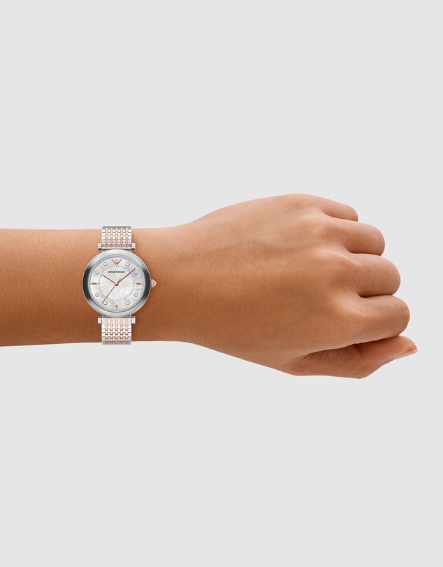 Emporio Armani - Two Tone Analogue Watch
