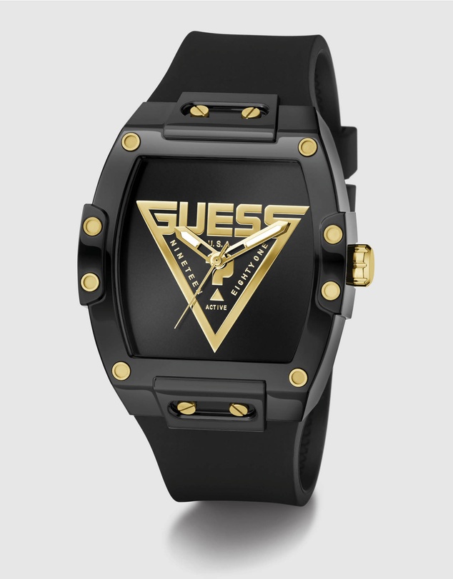 GUESS - GUESS Men's Black Analogue Watch