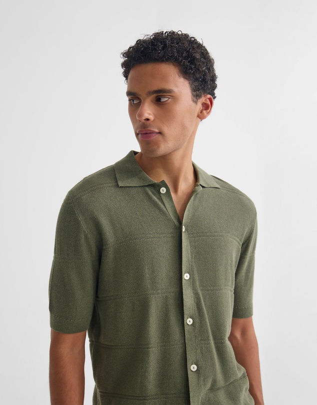 Oxford - Jack Knitted Button Up Shirt