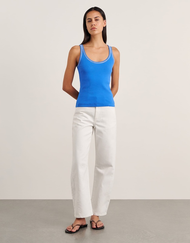 Jag - Celina Blanket Stitch Tank