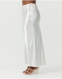 Third Form - Satin Bias Tie Side Skirt