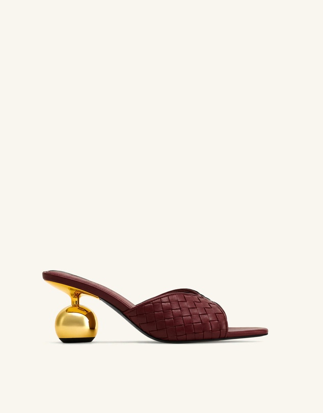 JW PEI - Ellie Braided Sphere Heel Mules