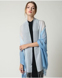 Ozwear Connection Uggs - Ugg 100% Merino Wool Tie Dye Scarf Dawn and Blue