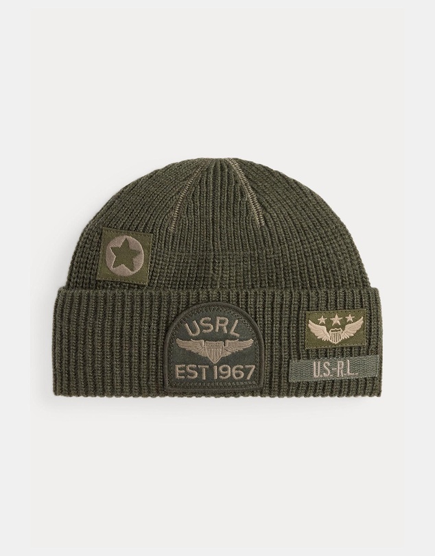 Polo Ralph Lauren - Tonal Patch Rib-Knit Watch Cap