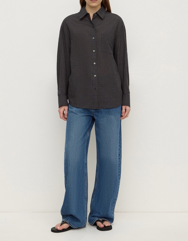Assembly Label - Iris Check Shirt