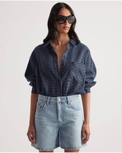 Blue Micro Check