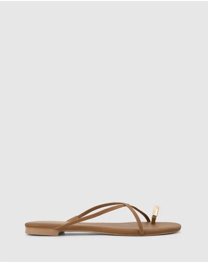 Siren - Mikki Flat Strappy Sandals