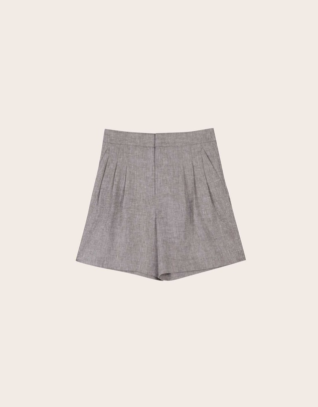 IDA+S - Penelope High Waisted Linen Shorts
