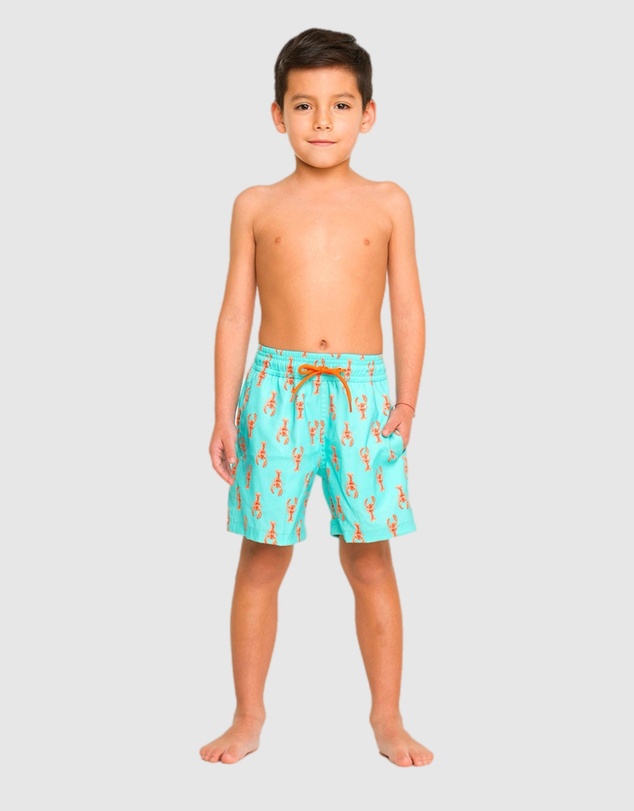 Tolu Australia - Boys Swim Shorts With Fun Lobsters