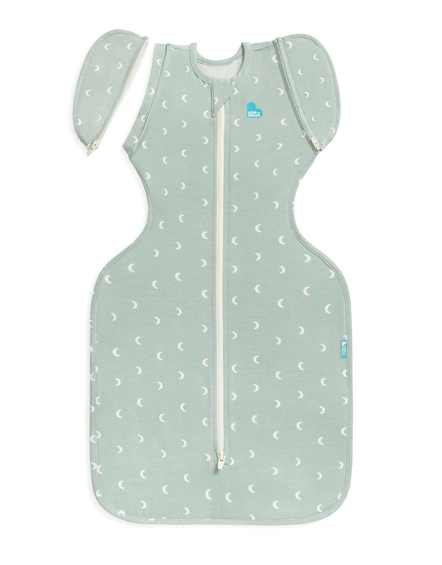 Love to Dream - Swaddle Up™ Transition Bag 1.0 TOG Cotton Olive Moon
