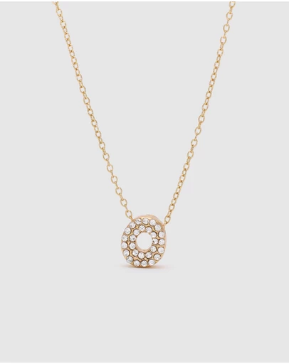 Seed Heritage - Initial Jewel Bubble Necklace