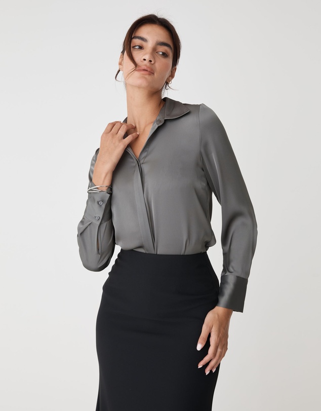 Forcast - Mae Satin Shirt