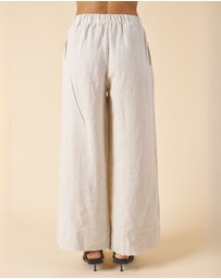 CAMIXA - Palazzo Linen Pants
