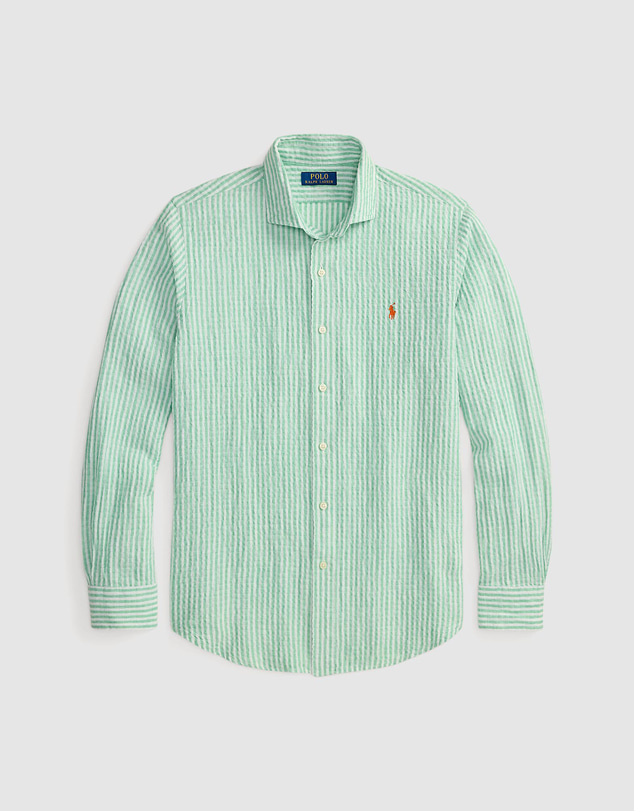 Polo Ralph Lauren - Custom Fit Striped Seersucker Shirt