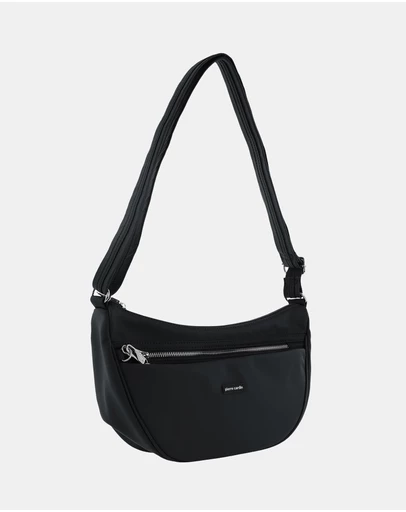 Pierre Cardin - Pierre Cardin Nylon Anti-Theft Crossbody Bag