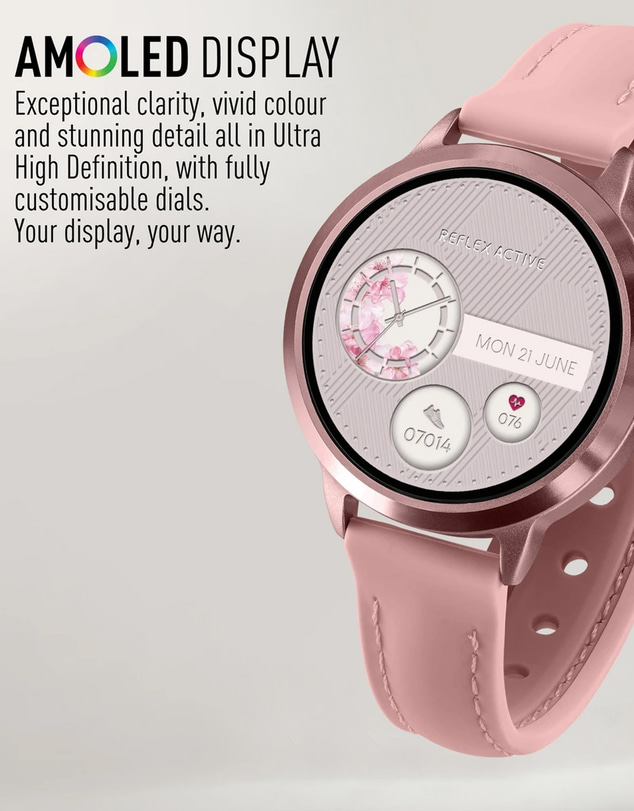 Reflex Active - Spectra 300R Pink Smart Watch