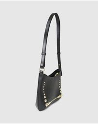 Belle & Bloom - Girls Like Us Studded Leather Shoulder Bag