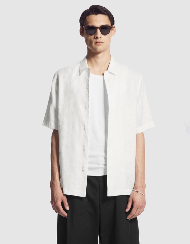 COS - Short-Sleeved Linen Shirt