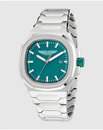 Aston Martin - GPQ Podium Green Dial Stainless Steel Bracelet Watch