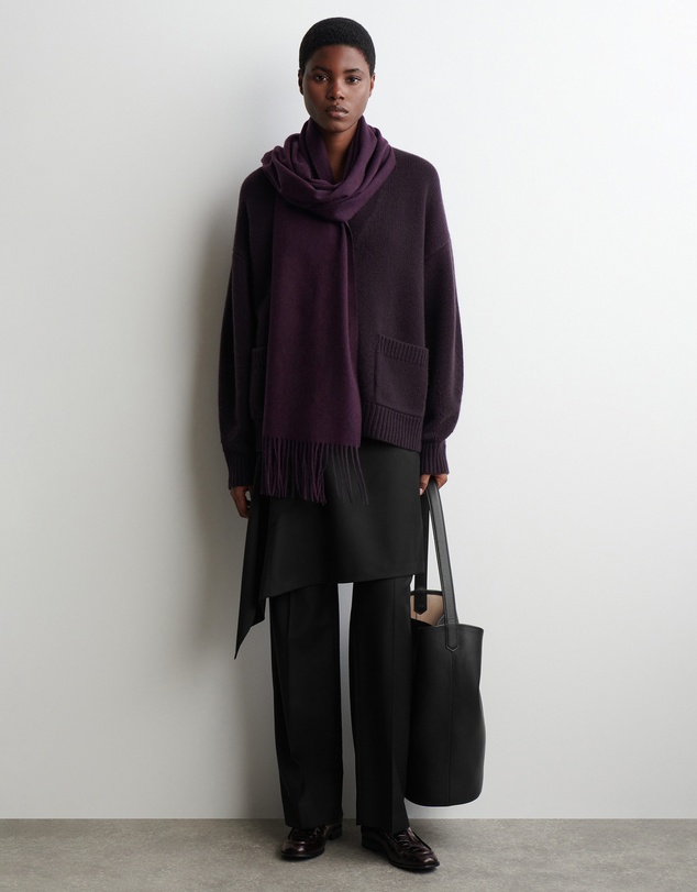 COS - Fringed Wool Scarf