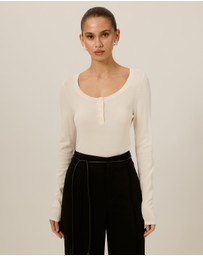 Tussah - Freya Fine Knit Long Sleeve Top