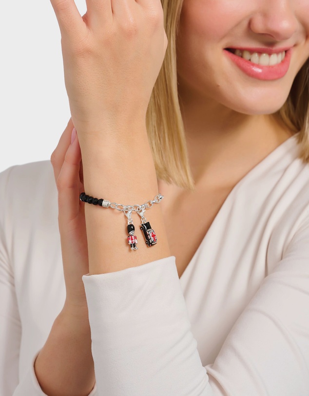 THOMAS SABO - Charm Pendant London Taxi with Union Jack