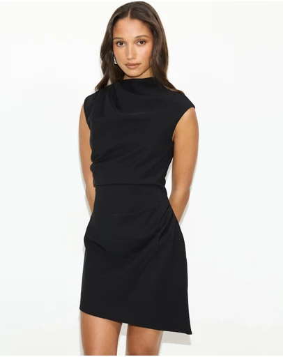 Dazie - Naomi High Neck Mini Dress