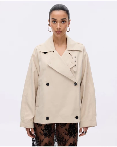 Minima Esenciales - Eleni Cocoon Trench Coat