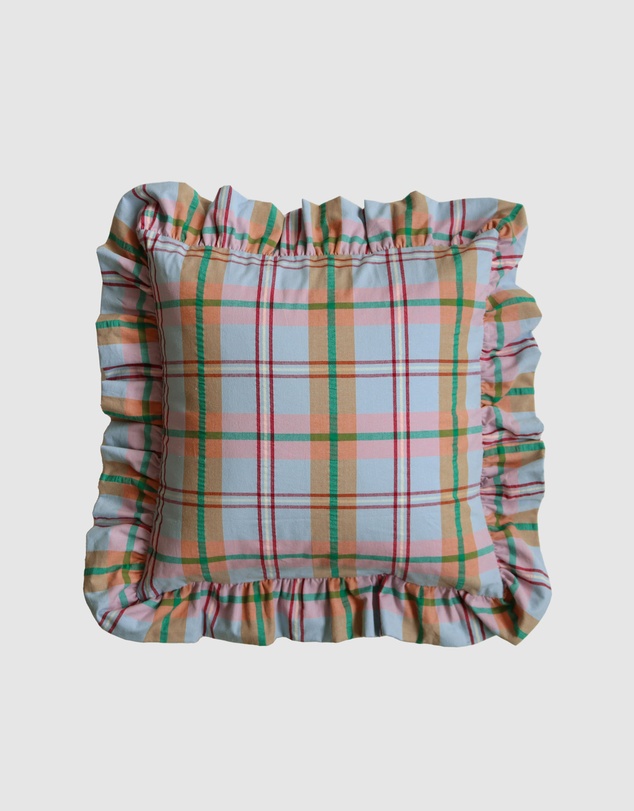 Mosey Me - Confetti Plaid Cushion